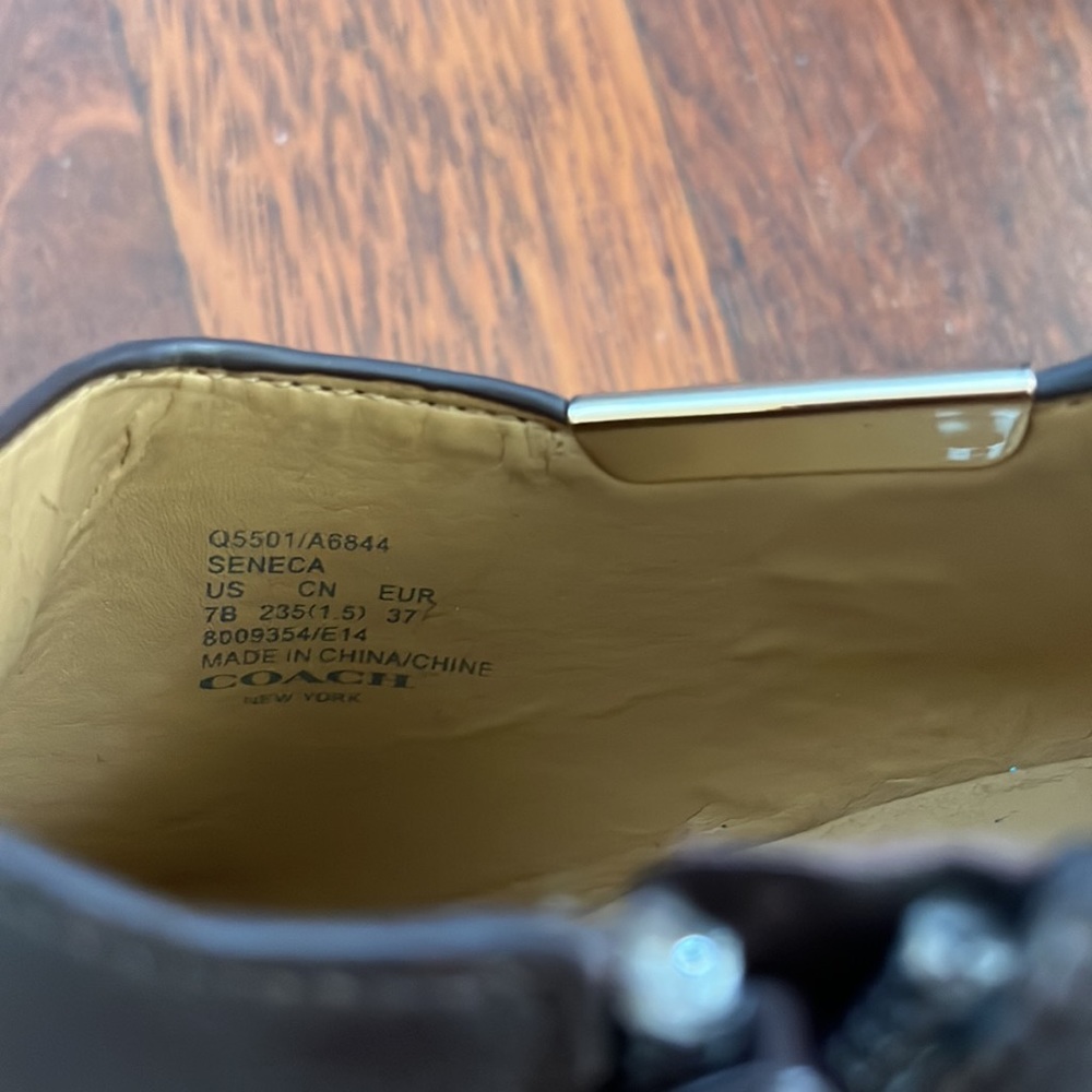 Coach Ankle Heeled Boots in brown - Picture 8 of 8